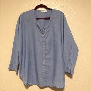 Masai Blue 100% Cotton Top Size XLarge